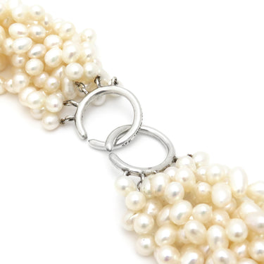 ティファニー Tiffany & Co トルセード パール ホワイト シルバー925 パール ネックレス パロマ・ピカソ SV925 淡水パール 8連