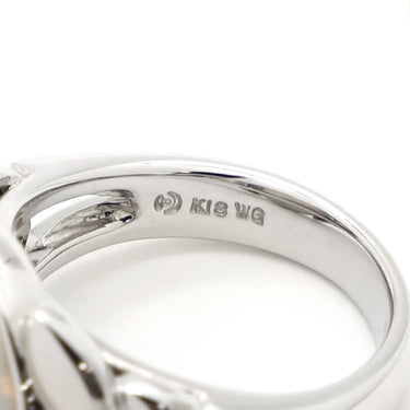 TASAKI TASAKI マベパールリング ホワイトゴールド K18WG パール ダイヤモンド リング 指輪 ホワイトゴールド 真珠 2Pダイヤ 10号