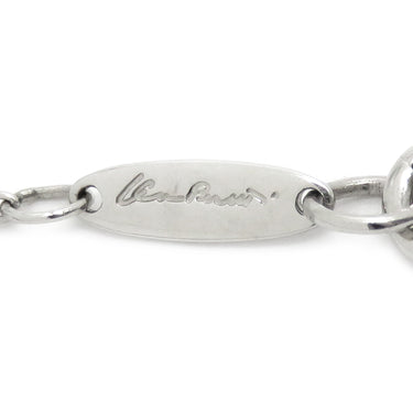 ティファニー Tiffany & Co オープンハート パヴェダイヤ プラチナシルバー Pt950 ダイヤモンド ネックレス エルサペレッティ 18K T&Co.