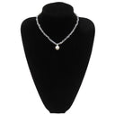 山本真理 MARI YAMAMOTO パールネックレス パールホワイトXグレー パール K14WG ネックレス シルバー金具 真珠 1粒 ケシパール