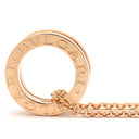 ブルガリ BVLGARI ビーゼロワン レジェンド ネックレス ピンクゴールドXホワイト K18PG セラミック ネックレス B-zero1 ペンダント 18K 750PG 白