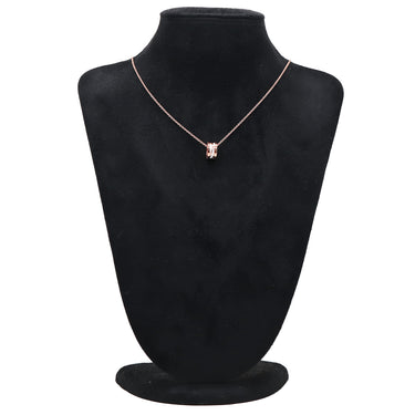 ブルガリ BVLGARI ビーゼロワン レジェンド ネックレス ピンクゴールドXホワイト K18PG セラミック ネックレス B-zero1 ペンダント 18K 750PG 白