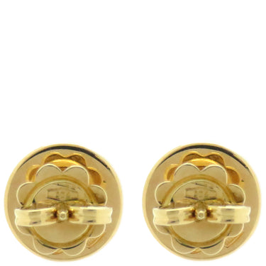 ブルガリ BVLGARI ブルガリブルガリ イエローゴールド K18YG マザーオブパール ピアス 18K 750 18金 シェル