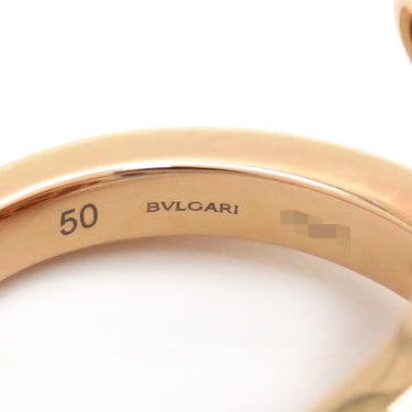 ブルガリ BVLGARI セルペンティ セドゥットーリ ダブルヘッド リング 358109 ピンクゴールド K18PG ダイヤモンド ルベライト リング 指輪 750AU スネーク 10号