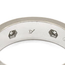 カルティエ Cartier ラブリング フルダイヤ ホワイトゴールド K18WG ダイヤモンド #57(JP17) リング 指輪 LOVE Ring Au750 18K 18金 6石 6P 6粒 17号