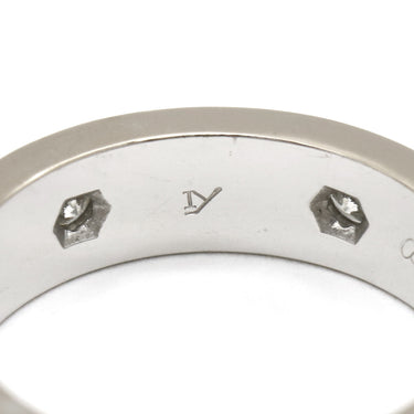 カルティエ Cartier ラブリング フルダイヤ ホワイトゴールド K18WG ダイヤモンド #57(JP17) リング 指輪 LOVE Ring Au750 18K 18金 6石 6P 6粒 17号
