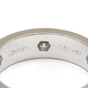 カルティエ Cartier ラブリング フルダイヤ ホワイトゴールド K18WG ダイヤモンド #57(JP17) リング 指輪 LOVE Ring Au750 18K 18金 6石 6P 6粒 17号
