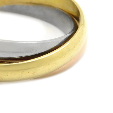 カルティエ Cartier トリニティ スモールモデル ホワイトゴールドXイエローゴールドXピンクゴールド K18WG K18YG K18PG #49(JP9) リング 指輪 3連 3カラー 9号