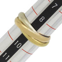 カルティエ Cartier トリニティ スモールモデル ホワイトゴールドXイエローゴールドXピンクゴールド K18WG K18YG K18PG #49(JP9) リング 指輪 3連 3カラー 9号
