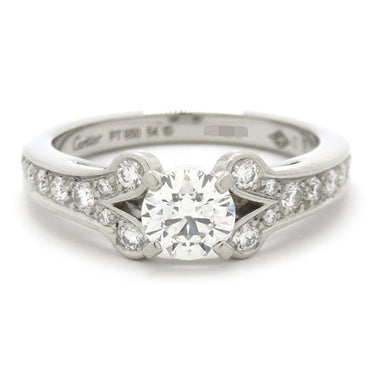 カルティエ Cartier バレリーナ ソリテール N4197848 プラチナシルバー Pt950 ダイヤモンド #54(JP14) リング 指輪 13.5号