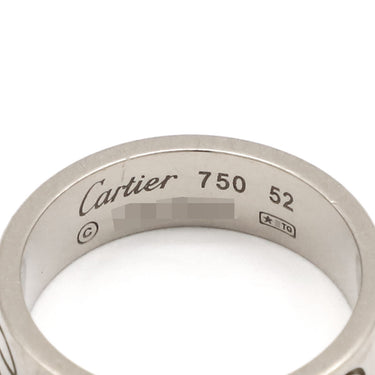 カルティエ Cartier ラブリング B4084700 ホワイトゴールド K18WG #52(JP12) リング 指輪 LOVE Ring 750 18K WG 18金 12号
