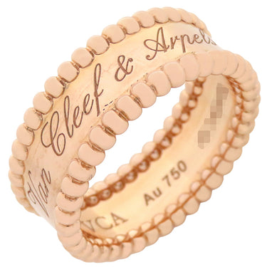 ヴァンクリーフアーペル Van Cleef & Arpels ペルレ シニアチュール VCARN32455 ピンクゴールド K18PG #55(JP15) リング 指輪 750PG 18金 14.5号