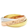 カルティエ Cartier トリニティ クラシック ホワイトゴールドXイエローゴールドXピンクゴールド K18WG K18YG K18PG #56(JP16) リング 指輪 3連 3カラー 15号