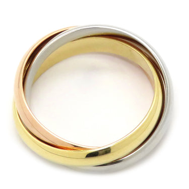 カルティエ Cartier トリニティ クラシック ホワイトゴールドXイエローゴールドXピンクゴールド K18WG K18YG K18PG #54(JP14) リング 指輪 3連 3カラー 13.5号