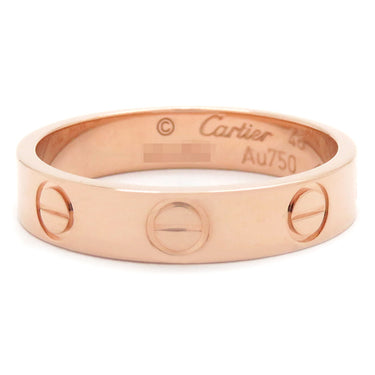 カルティエ Cartier ミニ ラブリング B4085200 ピンクゴールド K18PG #48(JP8) リング 指輪 Au750 18金 8号