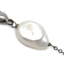 ノンブランド NON BRAND バロックパール ホワイト パール メタル ネックレス 淡水パール