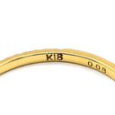 ノンブランド NON BRAND ルビー ダイヤ リング イエローゴールド×レッド K18YG ルビー ダイヤモンド リング 指輪 Au750 18K 18金 レッド 赤 2連 2重 2セット ピンキーリング 4号