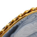 ノンブランド NON BRAND カメオ イエローゴールド K18YG メノウ ブローチ 彫刻 ペンダントトップ