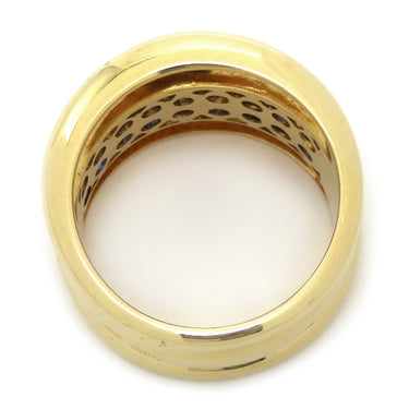 ポアレ Poiray サファイア ダイヤリング サファイアブルー×ダイヤ×イエローゴールド K18YG サファイア ダイヤモンド リング 指輪 K18YG 750  14.5号