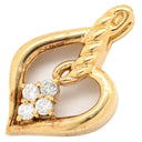 ノンブランド NON BRAND ダイヤ イエローゴールド K18YG ダイヤモンド ペンダントトップ 4Pダイヤ 4粒 ネックレストップ