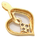 ノンブランド NON BRAND ダイヤ イエローゴールド K18YG ダイヤモンド ペンダントトップ 4Pダイヤ 4粒 ネックレストップ