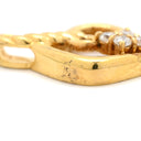 ノンブランド NON BRAND ダイヤ イエローゴールド K18YG ダイヤモンド ペンダントトップ 4Pダイヤ 4粒 ネックレストップ