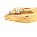 ノンブランド NON BRAND ダイヤ イエローゴールド K18YG ダイヤモンド ペンダントトップ 4Pダイヤ 4粒 ネックレストップ