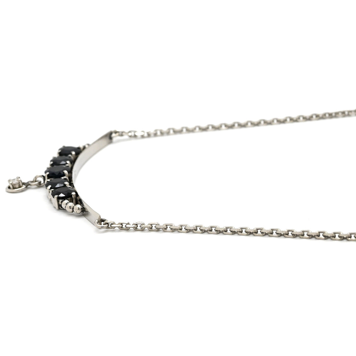 ノンブランド NON BRAND サファイア ダイヤ ペンダント プラチナ