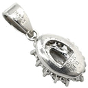 ノンブランド NON BRAND ダイヤ プラチナシルバー Pt900 ダイヤモンド ペンダントトップ マーキスカット