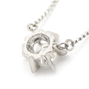 ノンブランド NON BRAND ダイヤペンダント プラチナシルバー Pt ダイヤモンド Pt850(チェーン) ネックレス 1P 1粒