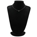 ノンブランド NON BRAND ダイヤペンダント プラチナシルバー Pt ダイヤモンド Pt850(チェーン) ネックレス 1P 1粒