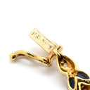 ノンブランド NON BRAND サファイア ダイヤ チェーン イエローゴールド K18YG サファイア ダイヤモンド ネックレス 750 18K