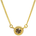 ノンブランド NON BRAND ダイヤペンダント イエローゴールド K18YG ダイヤモンド ネックレス 750 18K 1P 1粒