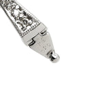 ノンブランド NON BRAND ブルートパーズ シェル ダイヤ ホワイトゴールド K18WG ブルートパーズ ダイヤモンド ペンダントトップ 青 ブルー 彫刻 ネックレストップ