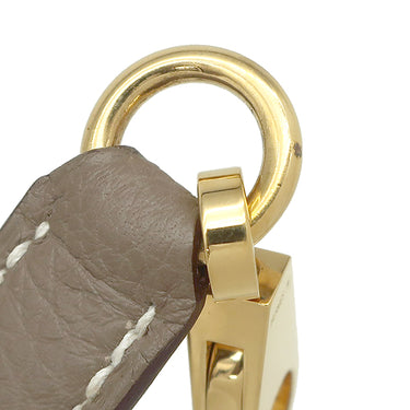 エルメス HERMES ケリー28 内縫い エトゥープ トゴ 2WAYバッグ ゴールド金具 グレージュ ショルダー