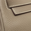 エルメス HERMES ケリー28 内縫い エトゥープ トゴ 2WAYバッグ ゴールド金具 グレージュ ショルダー