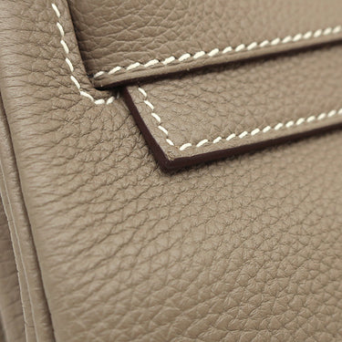 エルメス HERMES ケリー28 内縫い エトゥープ トゴ 2WAYバッグ ゴールド金具 グレージュ ショルダー