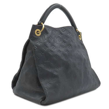 ルイヴィトン LOUIS VUITTON アーツィーMM M93448 アンフィニ モノグラムアンプラント ハンドバッグ ゴールド金具 トート 紺