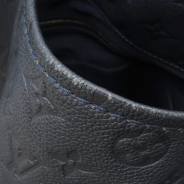 ルイヴィトン LOUIS VUITTON アーツィーMM M93448 アンフィニ モノグラムアンプラント ハンドバッグ ゴールド金具 トート 紺