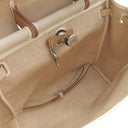 エルメス HERMES エールバッグ アドPM ナチュラル ヴァッシュハンター トワルアッシュ 2WAYバッグ シルバー金具 リュック バックパック 鍵1本欠品