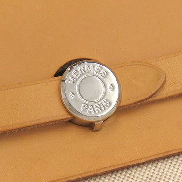 エルメス HERMES エールバッグ アドPM ナチュラル ヴァッシュハンター トワルアッシュ 2WAYバッグ シルバー金具 リュック バックパック 鍵1本欠品