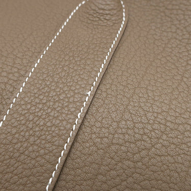 エルメス HERMES ガーデンパーティーPM エトゥープ ネゴンダ トートバッグ シルバー金具 グレージュ