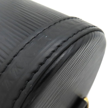 ルイヴィトン LOUIS VUITTON パピヨン トランクバッグ M58655 ノワール エピレザー ショルダーバッグ ゴールド金具 黒 チェーンストラップ欠品