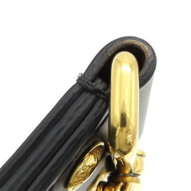 ルイヴィトン LOUIS VUITTON パピヨン トランクバッグ M58655 ノワール エピレザー ショルダーバッグ ゴールド金具 黒 チェーンストラップ欠品