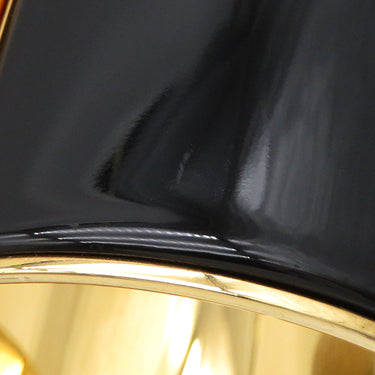 エルメス HERMES クリッククラックH エクストラワイド PM ブラック×ゴールド GP エナメル ブレスレット ゴールド金具 Hブレス