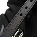 プラダ PRADA Re-Nylon バックパック 1BZ677 ブラック ナイロン リュック・デイパック シルバー金具 黒 TESSUTO VITELO 三角ロゴプレート
