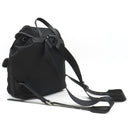 プラダ PRADA Re-Nylon バックパック 1BZ677 ブラック ナイロン リュック・デイパック シルバー金具 黒 TESSUTO VITELO 三角ロゴプレート