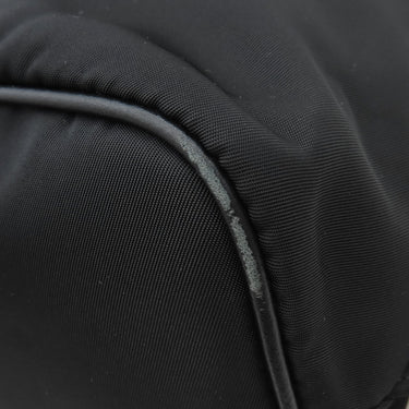 プラダ PRADA Re-Nylon バックパック 1BZ677 ブラック ナイロン リュック・デイパック シルバー金具 黒 TESSUTO VITELO 三角ロゴプレート