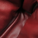 エルメス HERMES ケリードール ルージュアッシュ×ブラウン ヴォーガリバー ハンドバッグ シルバー金具 赤