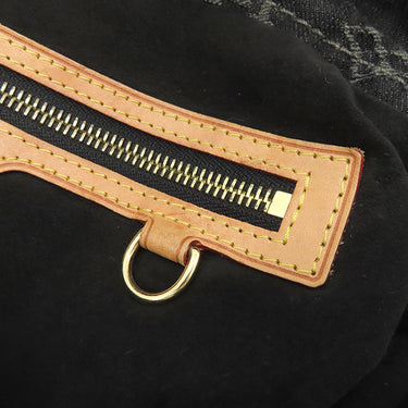 ルイヴィトン LOUIS VUITTON デイリー PM M40494 ブラック モノグラムデニム ショルダーバッグ ゴールド金具 黒
